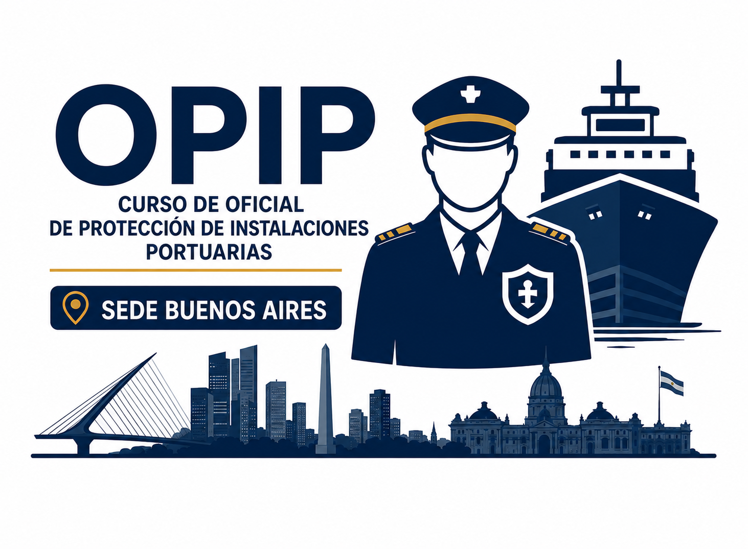 Oficial de Protección de la Instalación Portuaria (OPIP)- CABA